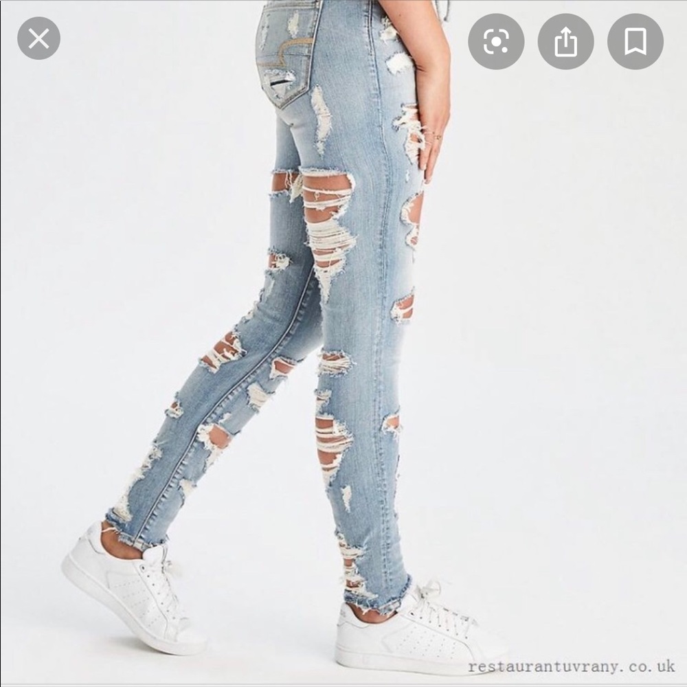 American Eagle Destroyed Jeans!